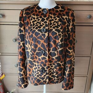 Investments Animal Print Women's Blazer / Jacket